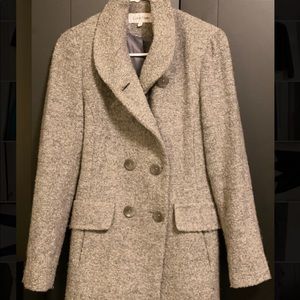 Calvin Klein grey pea coat